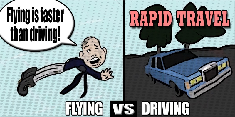 flying vs driving